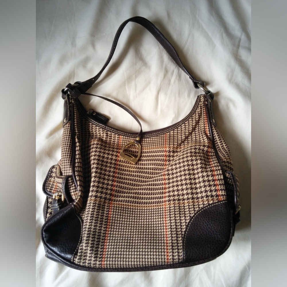 Chaps shoulder hobo bag
